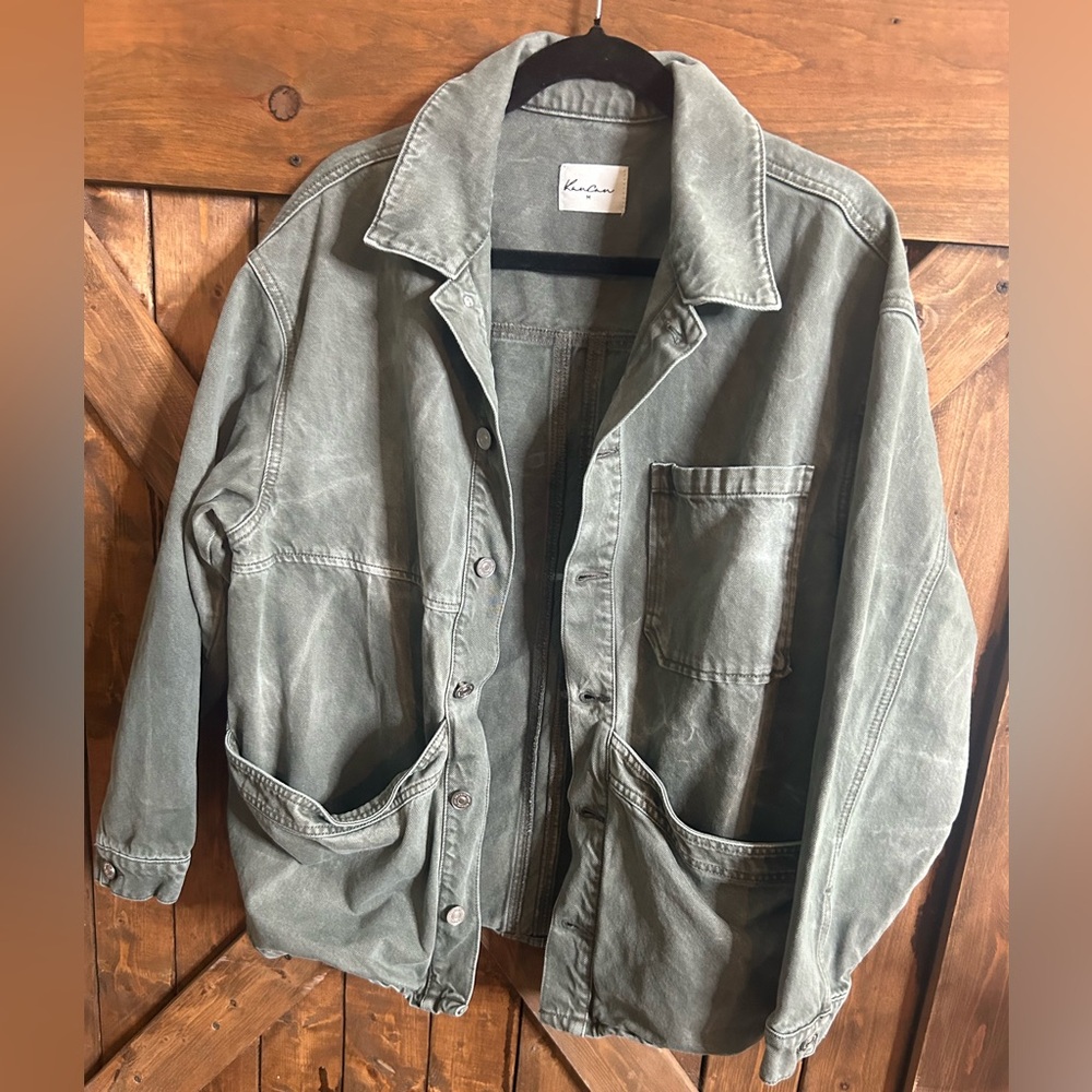 Kancan oversized bleached jacket.